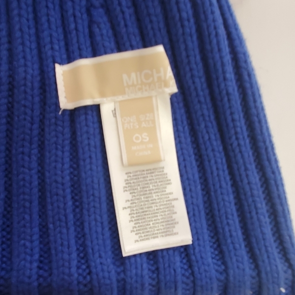 COPY - MK nit hat Royal blue color OS - Picture 4 of 4